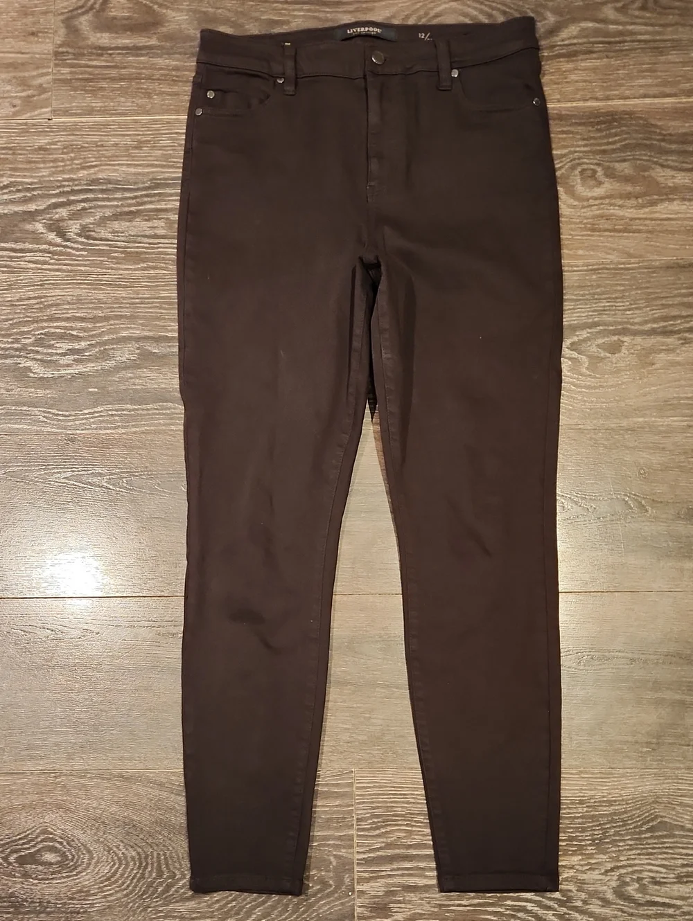 ❤ LIVERPOOL JEANS COMPANY HIGH RISE ANKLE SKINNY JEANS, 12 (31)